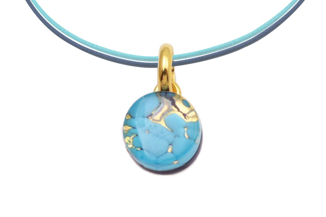 ムラーノグラスペンダント　サークル型ペンダントトップ11mm