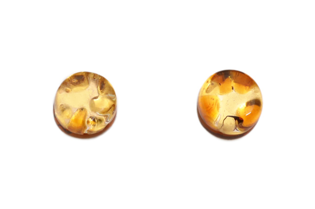 ムラーノグラス　サークル型ピアス