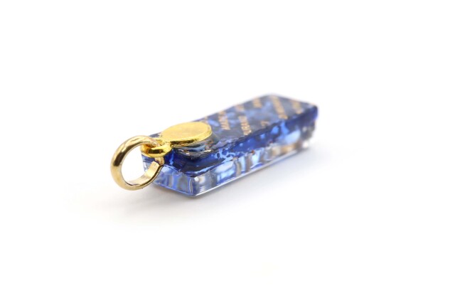 ムラーノグラスペンダント　スクエア型ペンダントトップ30mm×10mm