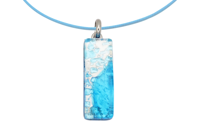 ムラーノグラスペンダント スクエア型ペンダントトップ30mm×10mm