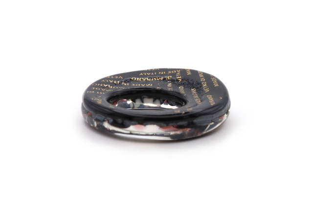 ムラーノグラスペンダント　ドーナツ型ペンダントトップ40mm