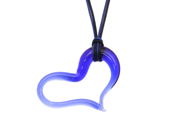 ランプワーク　オープンハート