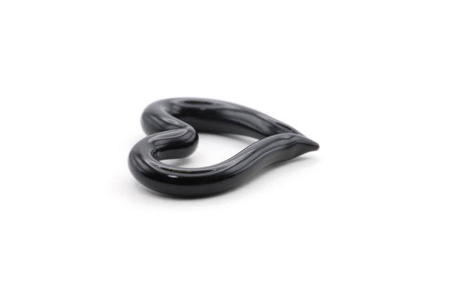 ムラーノグラス　オープンハートペンダント