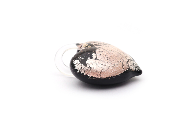 ランプワーク　ハート型ペンダント