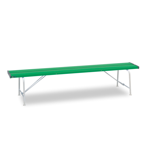ベンチ 背なし1800　緑色