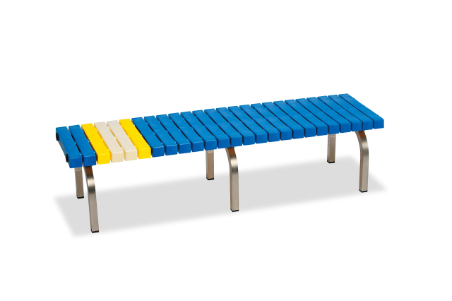 ホームベンチステン1500 青色