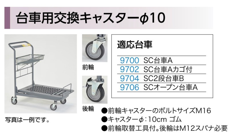 商品陳列ラック台車　キャスター付き　　　引き取り限定 キャスター台 シングル キューブボックス CUBEBOX専用 平台車 幅