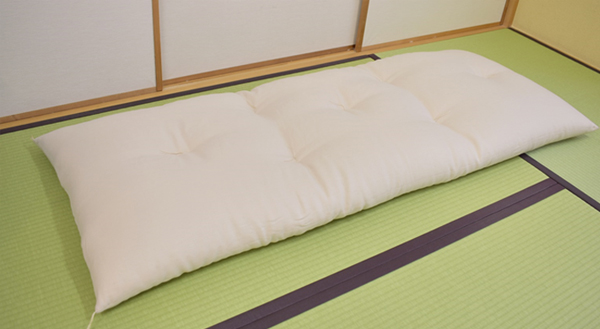 フレンチリネン3つ折り長座布団