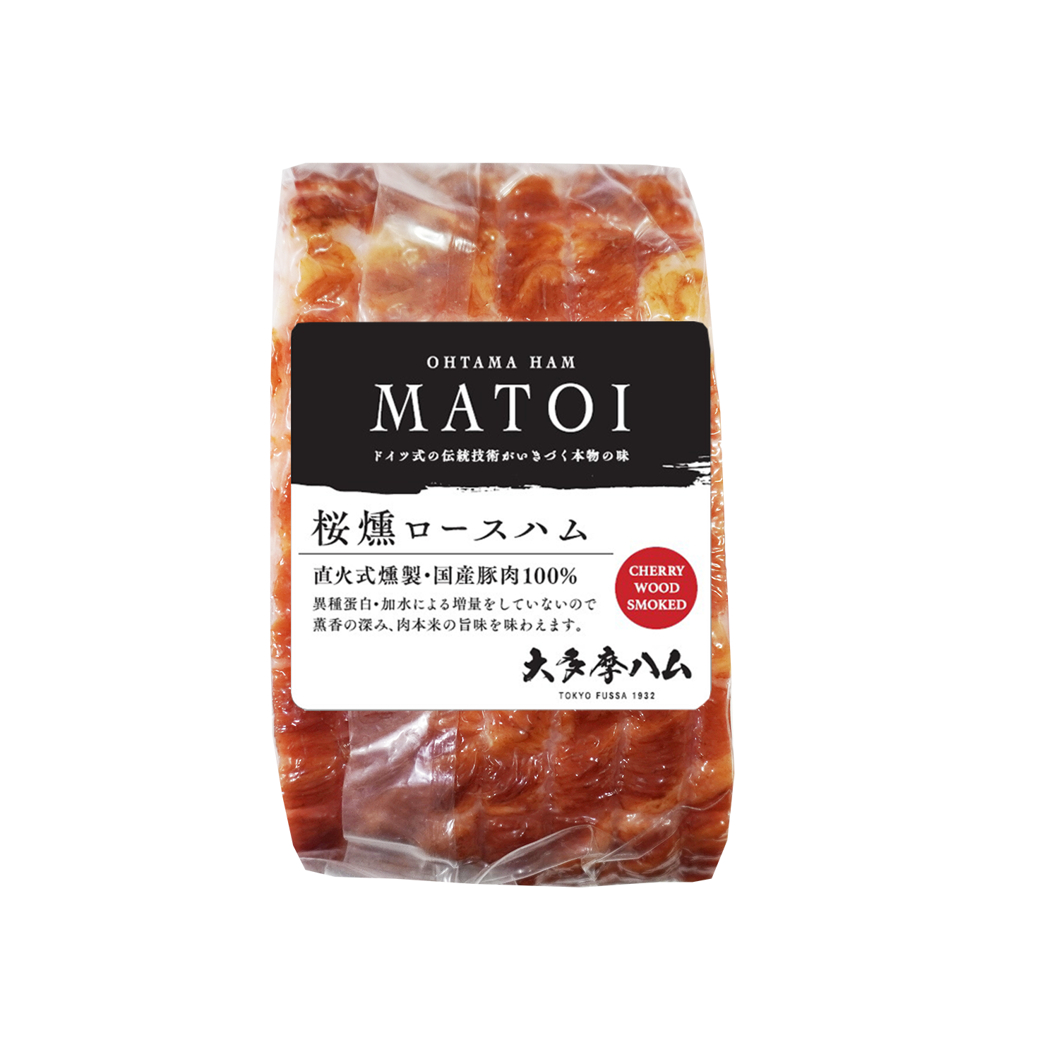 【セール限定】桜燻ロースハムブロックカット　500ｇ