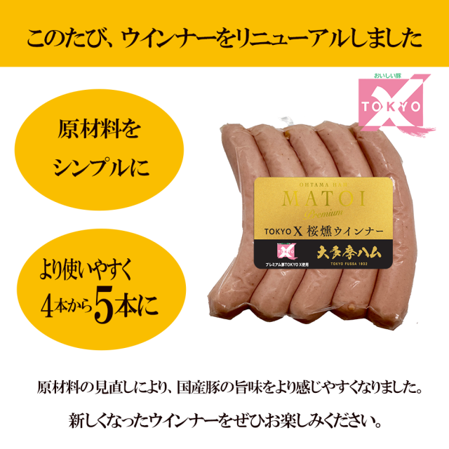 TOKYO X桜燻ウインナー 100ｇ