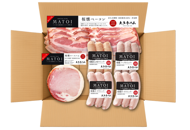 段ボールギフト MATOI ハム・ベーコン・ウィンナー5種6品詰合せSC02【送料込み】