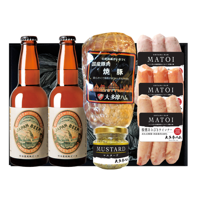 焼豚＆地ビール詰合せ BEB75【送料込み】