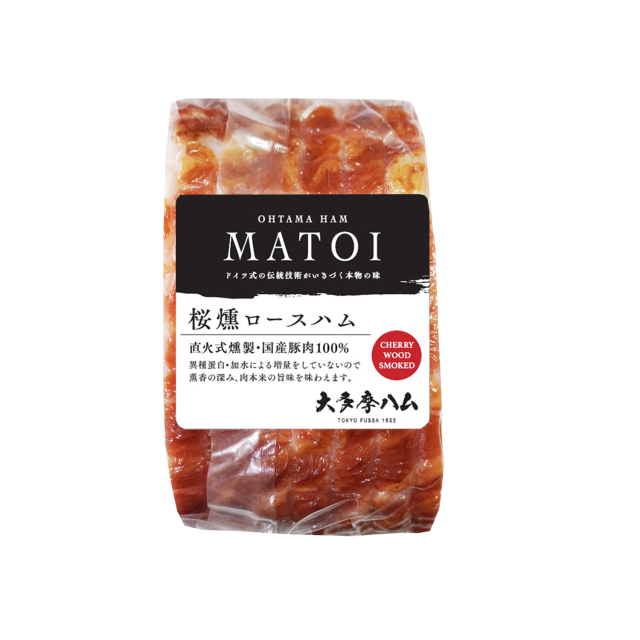 【セール限定】桜燻ロースハムブロックカット　500ｇ
