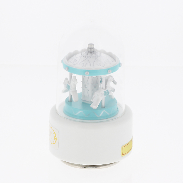 ドーム型 メリーゴーランドオルゴール【ブルー】