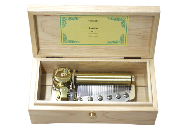 50N木製BOXオルゴール/メープル