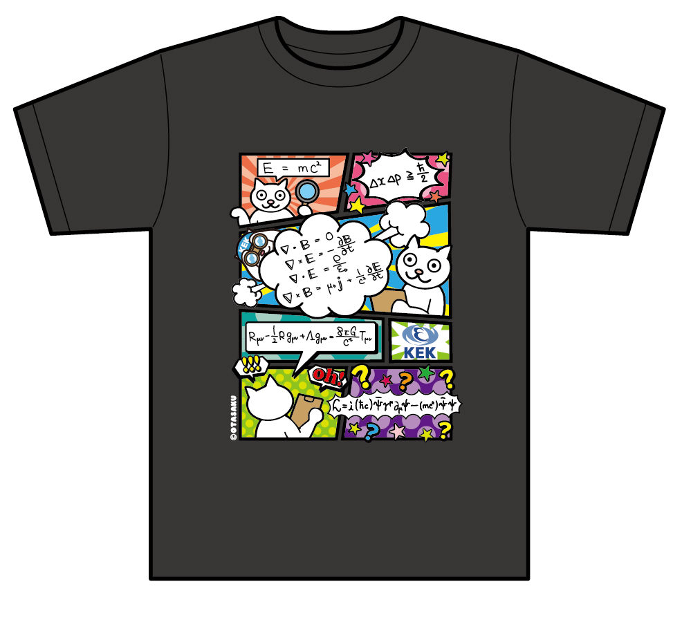 Tシャツ　KEK 数式コミック