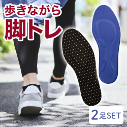 【メール便】ダイエット インソール 衝撃吸収 あるきんす 2足セット 4枚 足と歩きの研究所 所長 入谷誠監修 アーチサポート 扁平足 靴底 ソール 中敷き ダイエット インソール ダイエットシューズ 美脚