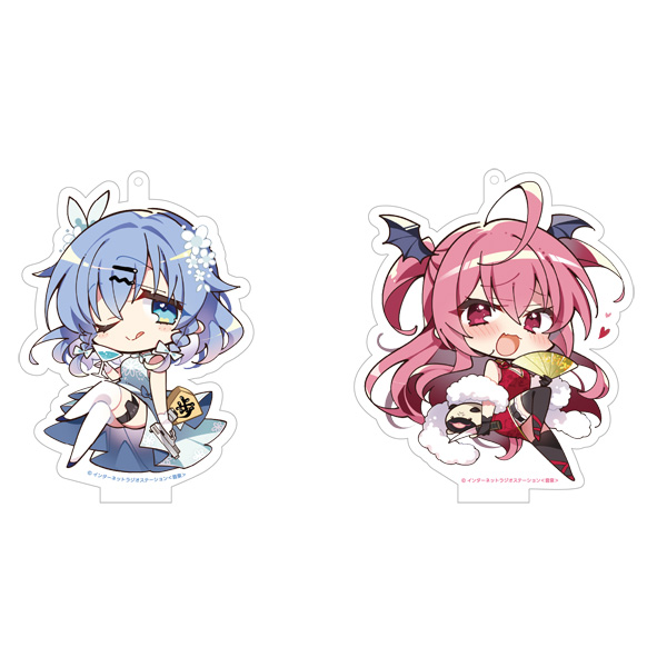 歩サラ・胡桃ふゅのコードネームはHHH　アクリルキーホルダーセット