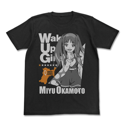 【音mart限定特典付】音T「Wake Up, Girls!のがんばっぺレディオ!」Tシャツ(音mart版) 岡本未夕 音T「Wake Up, Girls!のがんばっぺレディオ!」Tシャツ(音mart版) 岡本未夕