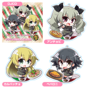 【らじぷち】「ガールズ＆パンツァーRADIO　アンツィオ高校、Avanti！」DJCD&アクリルキーホルダーセット