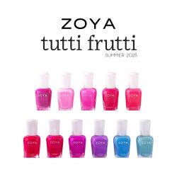 ZOYA ゾーヤ ゾヤ ネイルカラー tuttifrutti 15mL トゥッティフルッテ 2025 夏 自爪 の為に作られた ネイル 爪にやさしい 自然派 マニキュア zoya セルフネイル にもおすすめ グリッター ラメ 夏ネイル 夏カラー