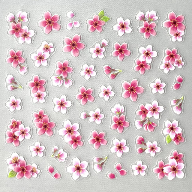 Shareydva ネイルシール 桜 ピンク