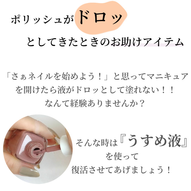 SHAREYDVA シャレドワ ポリッシュシンナー 薄め液 65ml どろっと