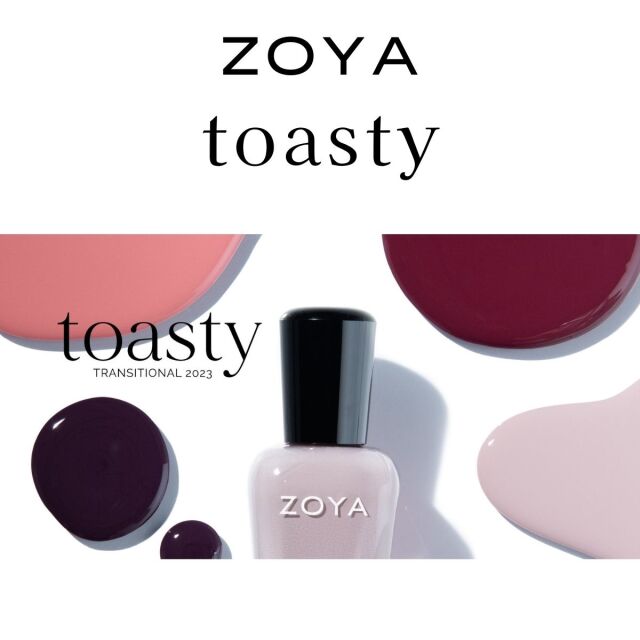 ZOYA ゾーヤ ゾヤ ネイルカラー toasty 15mL トースト 2023 自爪 の為