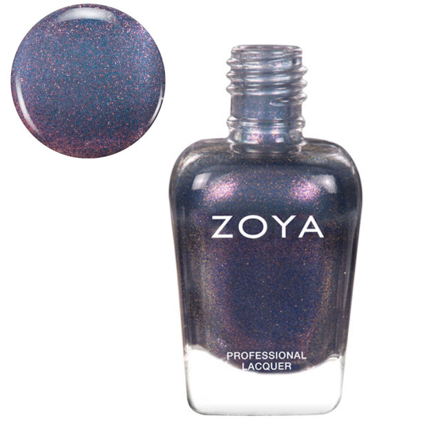 Zoya ゾーヤ ゾヤ ネイルカラー Zp1075 15ml Marlowe 自爪 の為に作られた ネイル 爪にやさしい 自然派 マニキュア Zoya セルフネイル にもおすすめ グリッター パープル オーロラ