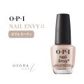 国内正規品 OPI オーピーアイ NAIL ENVY ネイルエンビーα カラーNT228 Double Nudie ダブル ヌーディ カラー＋爪強化剤 opi マニキュア ネイルカラー ネイルポリッシュ セルフネイル 速乾 トリートメント ベージュ 補強