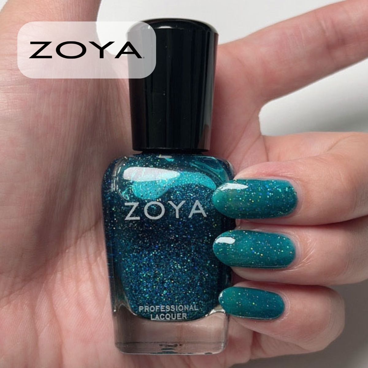 ZOYA ゾーヤ ゾヤ ネイルカラー ZP1199 LENNON グリッター 15mL ターコイズ グリーン 自爪の為に作られた ネイル 爪にやさしい 自然派 マニキュア ポリッシュ zoya セルフネイル おすすめ ペディキュア