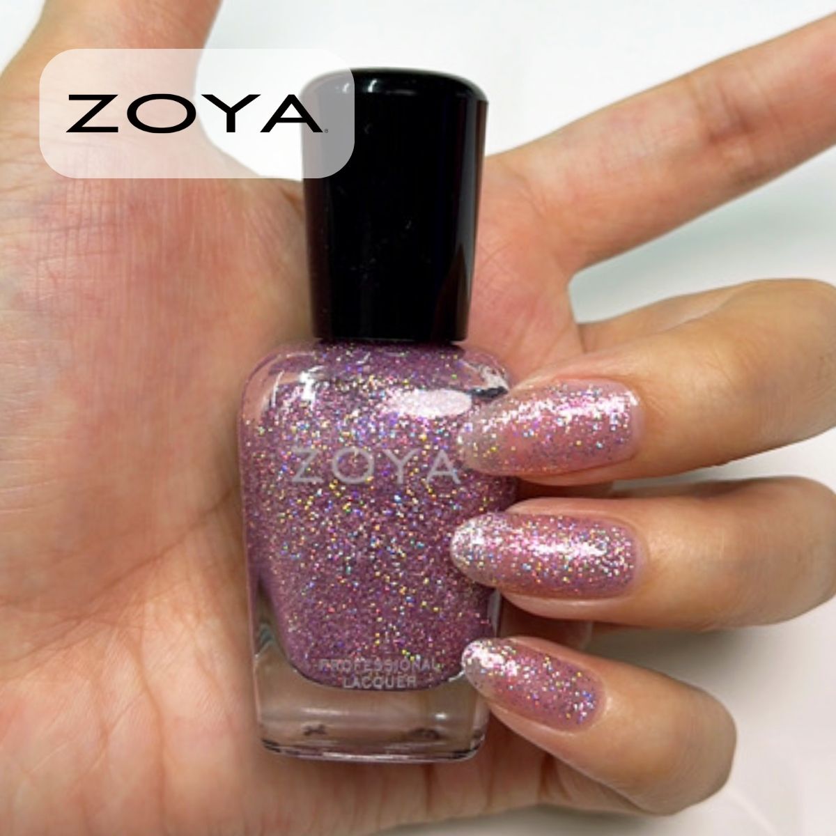ZOYA ゾーヤ ゾヤ ネイルカラー ZP1240 COSETTE グリッター 15mL ピンク 自爪の為に作られた ネイル 爪にやさしい 自然派 マニキュア ポリッシュ zoya セルフネイル おすすめ