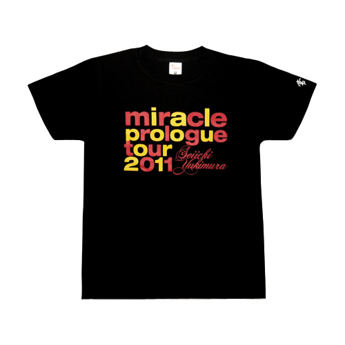 幸村精市 miracle prologue tour 2011 Ｔシャツ ブラック(Mサイズ)