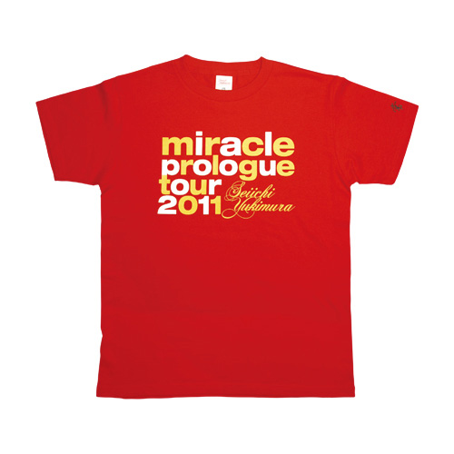 幸村精市 miracle prologue tour 2011 Ｔシャツ レッド(Mサイズ)