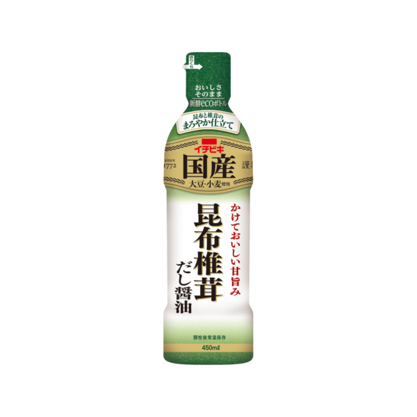 昆布椎茸だししょうゆ　450ml　