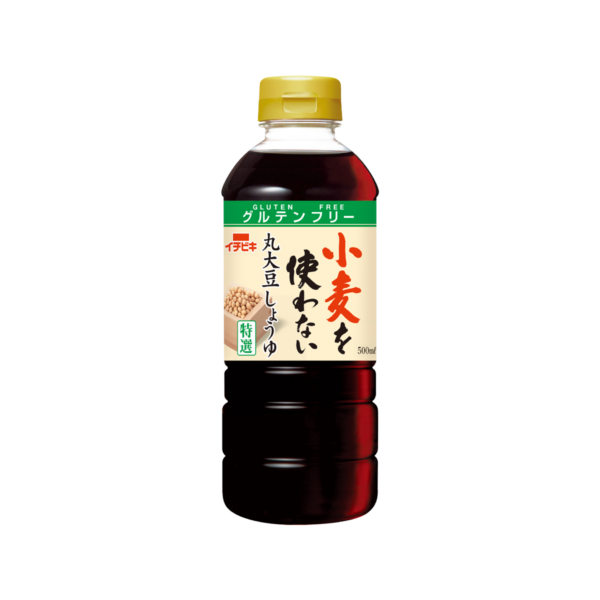 小麦を使わない丸大豆しょうゆ　500ml　(グルテンフリー)