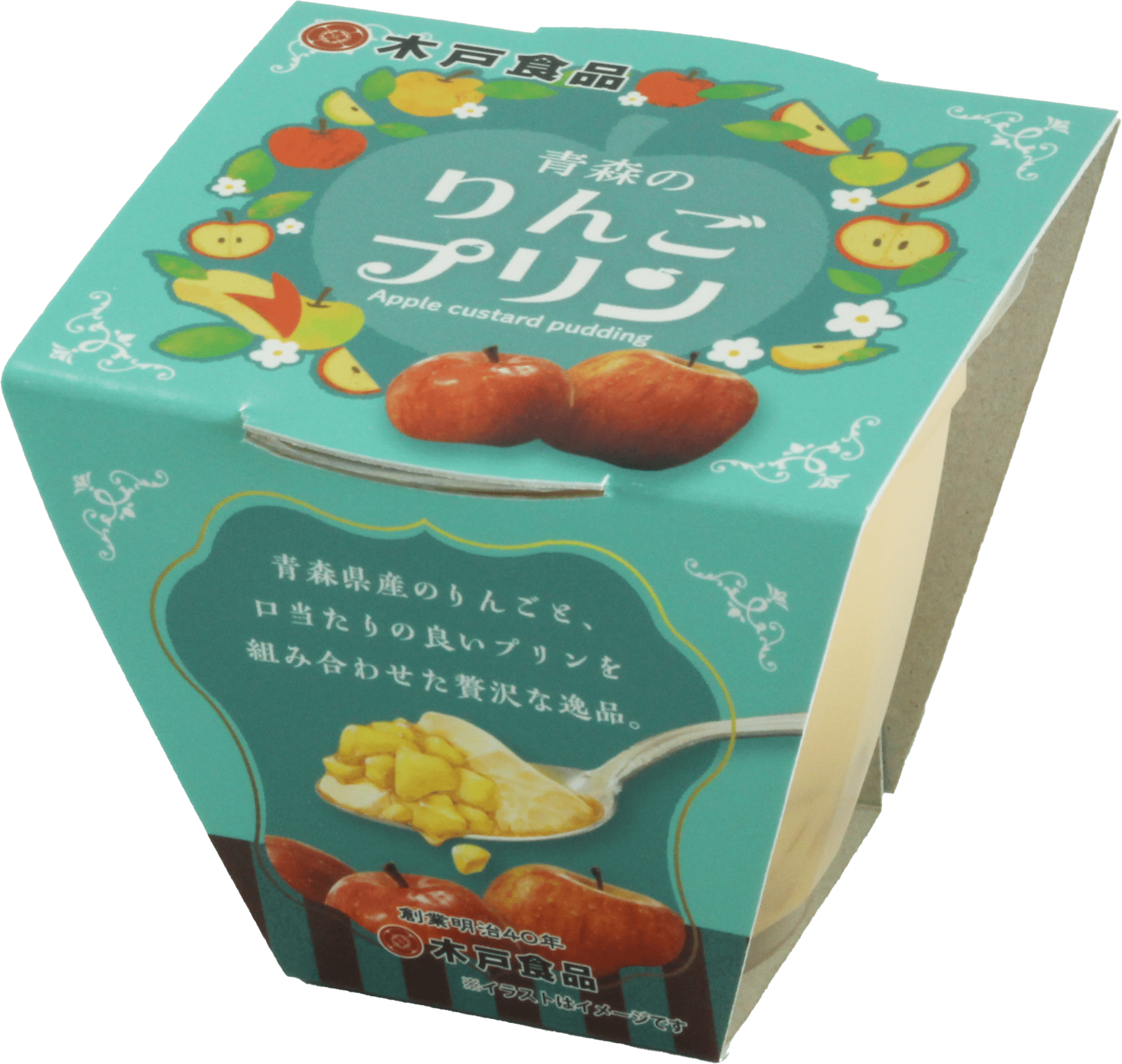 青森のりんごプリン（165g)