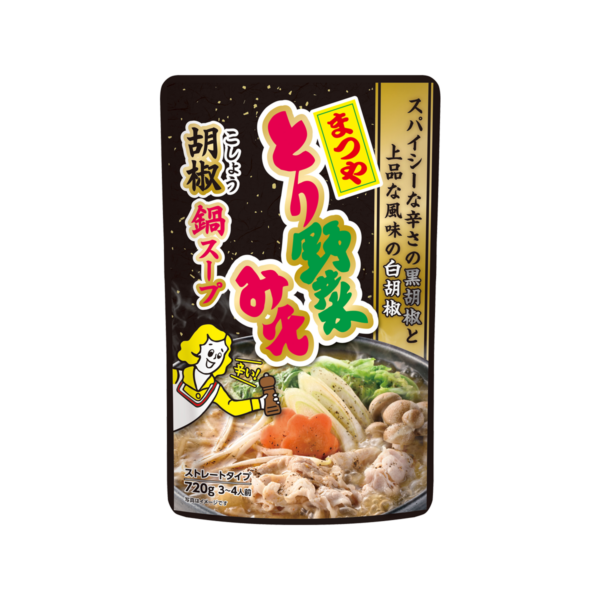 ストレートまつやとり野菜みそ胡椒鍋スープ　720ｇ