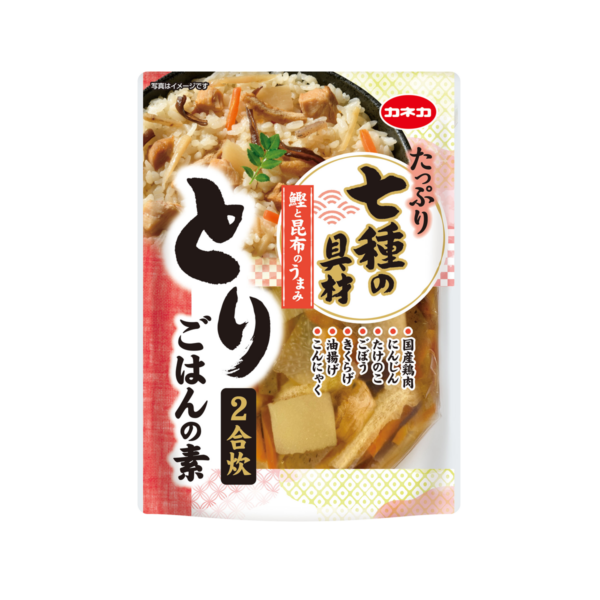 七種の具材 とりごはんの素（2合用）211g