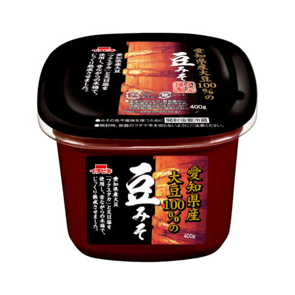 愛知県産大豆100%の豆みそ　(カップ入り・400g)