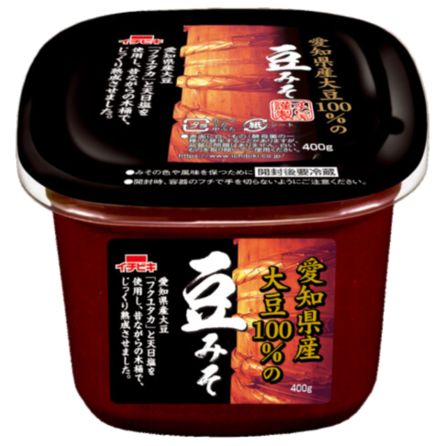 愛知県産大豆100%の豆みそ　(カップ入り・400g)