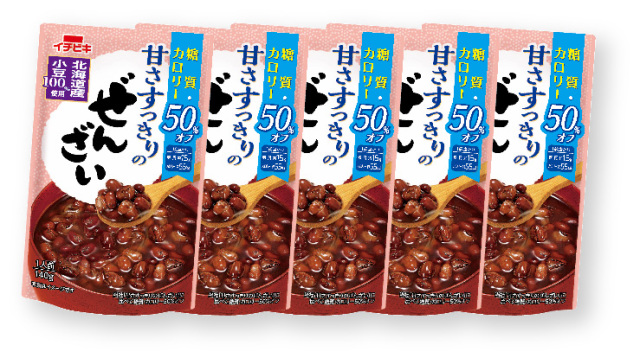 糖質カロリー５０％オフぜんざい１４０ｇ ５個セット
