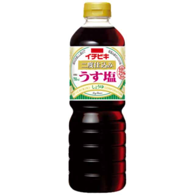 二度仕込みうす塩しょうゆ　750ml