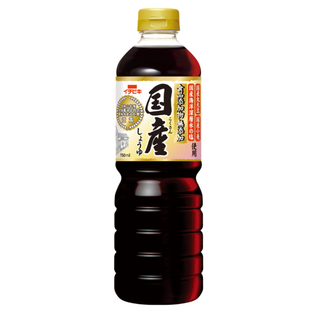 無添加国産しょうゆ　750ml