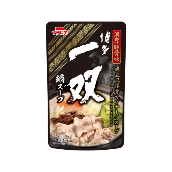ストレート博多一双鍋スープ 濃厚豚骨味　720ｇ