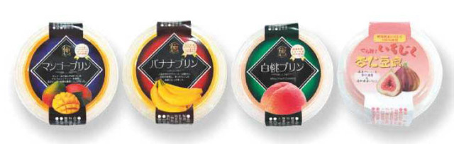 フルーツプリンといちじく杏仁豆腐セット