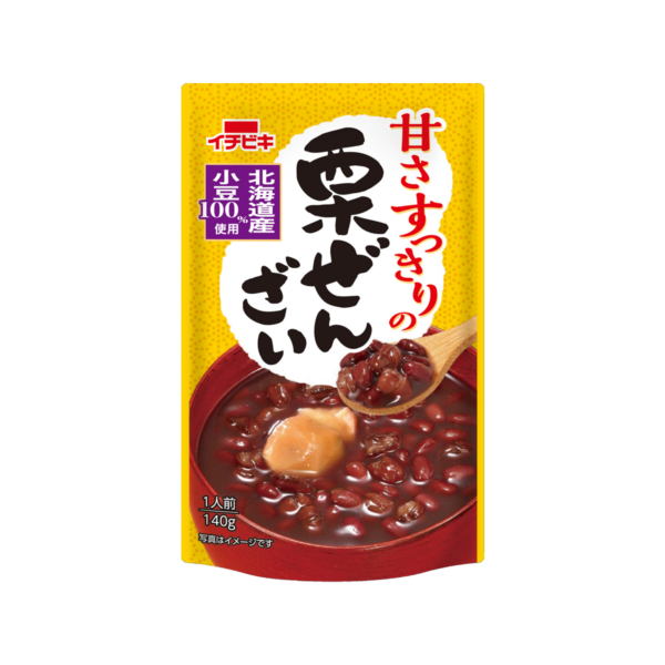 甘さすっきりの栗ぜんざい　140ｇ