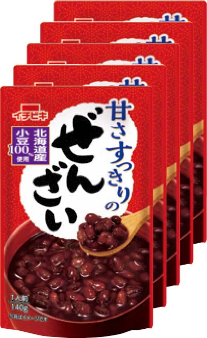 甘さすっきりのぜんざい 5個セット