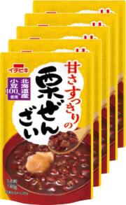 甘さすっきりの栗ぜんざい１４０ｇ ５個セット