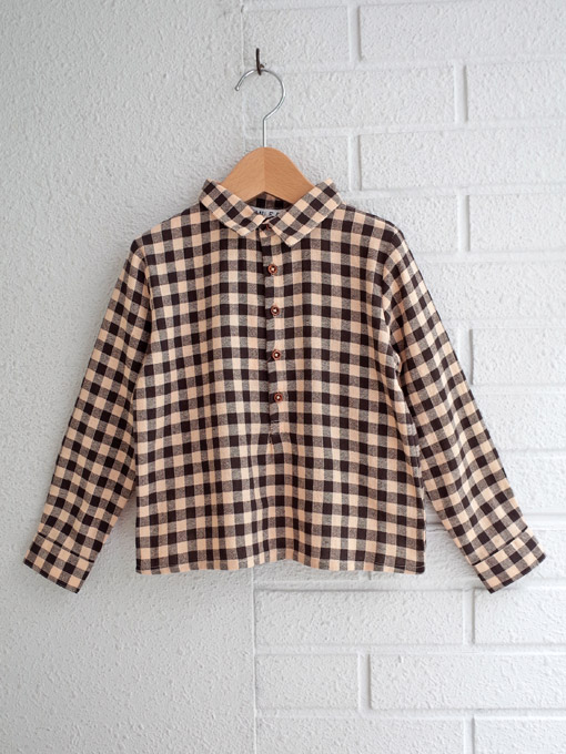 フランス子供服　emile et ida　ギンガムシャツ